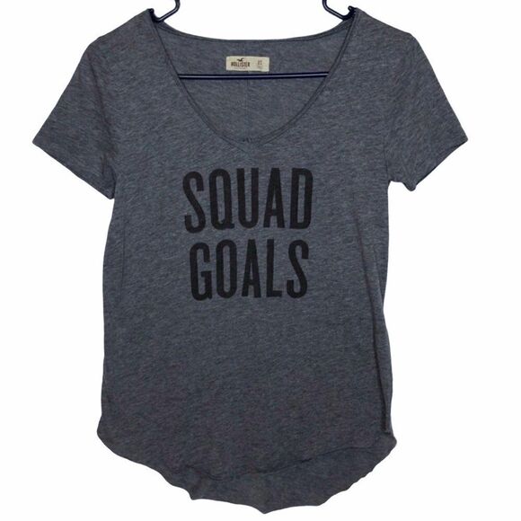 Hollister‎ graphic tee Size XS Squad Goals - Picture 1 of 3